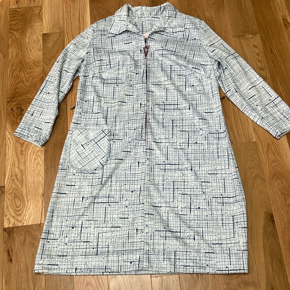 Vintage Susan J. Geometric house dress